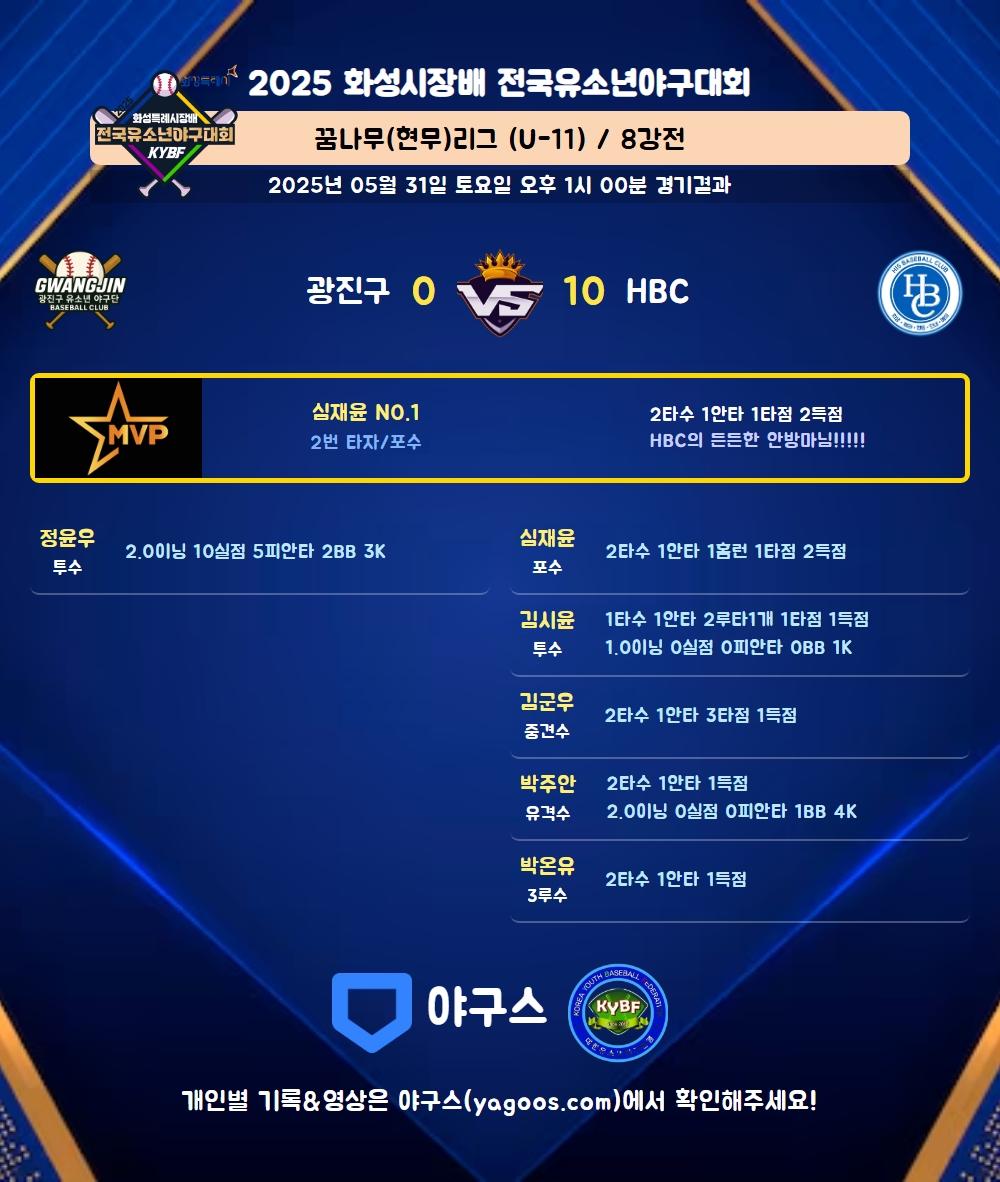 인스타그램 공유용 경기결과 이미지